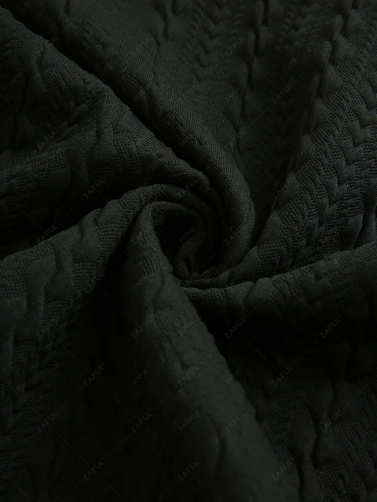 Unisex Colorblock Two Tone Jacquard Textured Letter Embroidered Pullover Hoodie